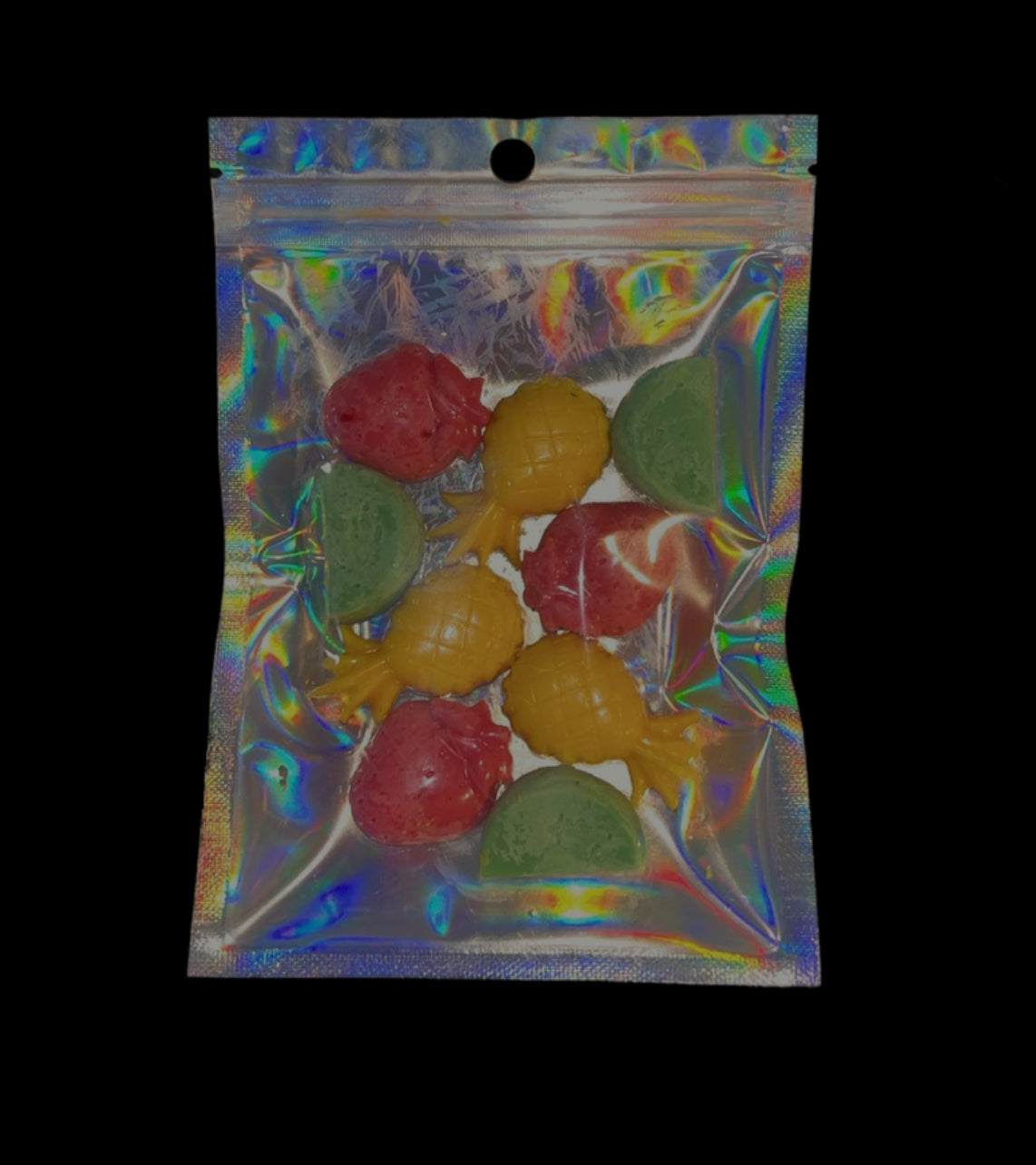 Molded wax melts