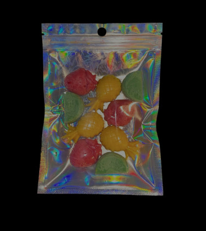 Molded wax melts